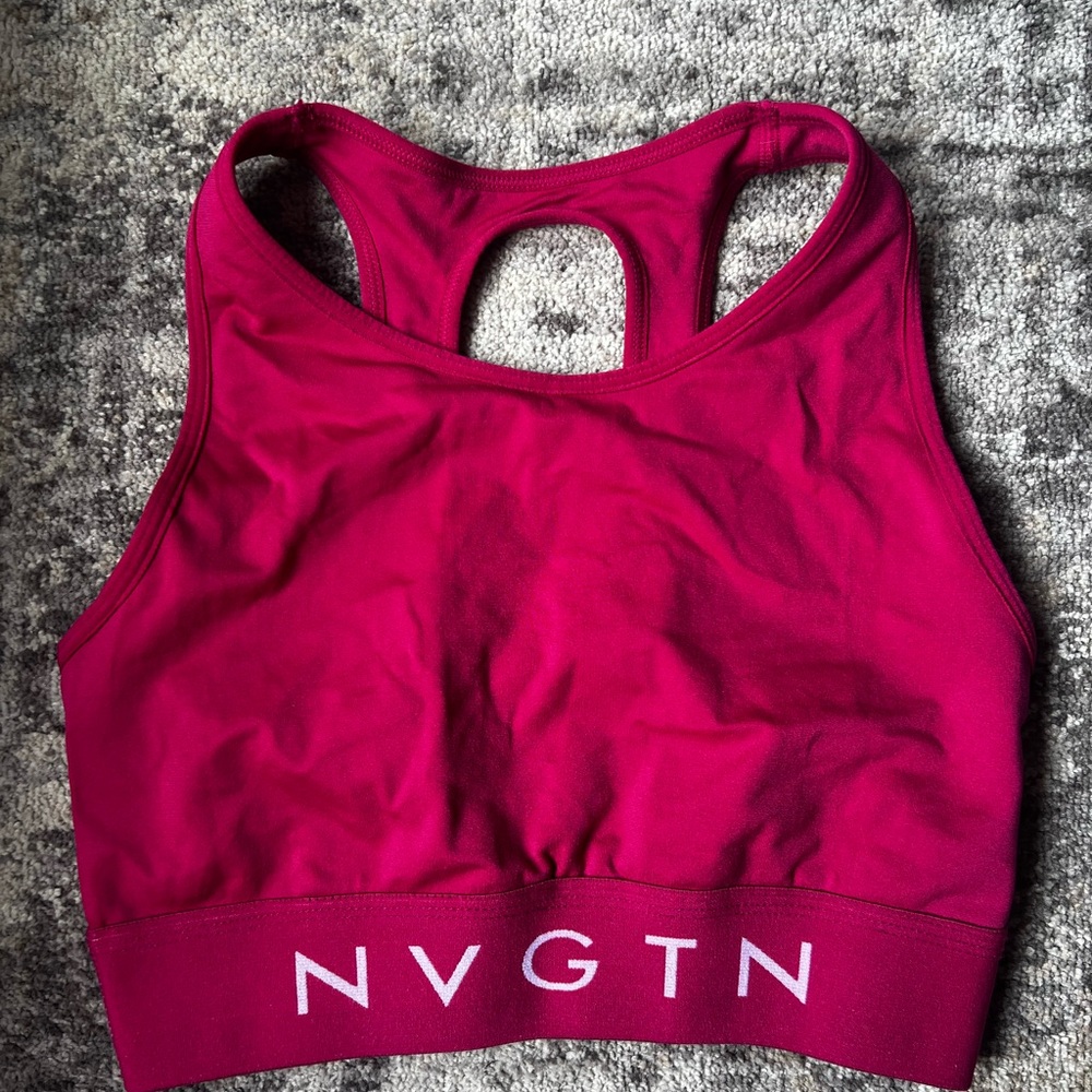 NVGTN Women's Pink Sports Bra